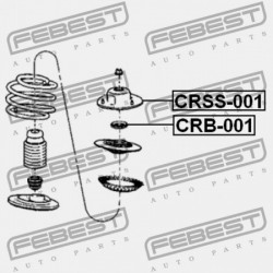 ELÜLSŐ LENGÉSCSILLAPÍTÓ TARTÓ CHRYSLER VOYAGER IV 2001-2007 04766116AB
