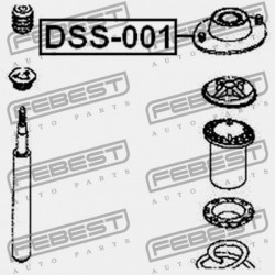 ELSŐ LENGÉSCSILLAPÍTÓ TARTÓ DAEWOO NEXIA 1500I (G15MF) 1995-2009 344509