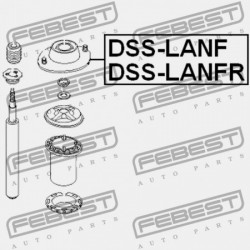 BAL ELSŐ LENGÉSCSILLAPÍTÓTARTÓ CHEVROLET LANOS (T100) 1997-2002 96444919
