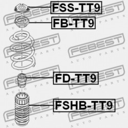 ELSŐ LENGÉSCSILLAPÍTÓ TARTÓCSAPÁGY FORD TRANSIT TT9 2006-2013 EU 1377929