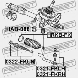 KORMÁNYRÚD PERSELYE. HONDA CIVIC 4D FD1 2006-2014 JP 53685-SMG-E01