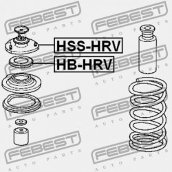 HONDA STEP WGN ALMAS RF1 1996-1999 JP ELSŐ LENGÉSCSILLAPÍTÓ TARTÓ CSAPÁGY HONDA STEP WGN ALMAS RF1 1996-1999 JP 51726-SK3-003