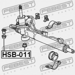 KORMÁNYRÚD PERSELYE. HONDA ODYSSEY F.D/T.H RA1 1995-1998 JP 53685-SL5-000