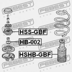 HONDA FIT GE6 2009-2014 JP ELSŐ LENGÉSCSILLAPÍTÓ TARTÓ HONDA FIT GE6 2009-2014 JP 51920-SCC-015