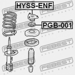 ELSŐ LENGÉSCSILLAPÍTÓTARTÓ HYUNDAI I30/I30CW 07 (2007-) EUR 54610-2H200