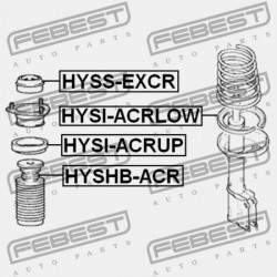 HÁTSÓ LENGÉSCSILLAPÍTÓ TARTÓ HYUNDAI ACCENT 00 (1999-) GEN 55311-22000