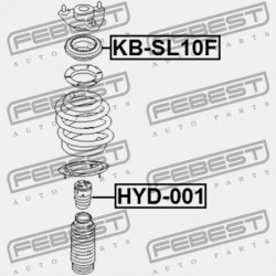 HYUNDAI IX35/TUCSON 10 (2009-2013) GEN ELSŐ LENGÉSCSILLAPÍTÓ TARTÓ CSAPÁGYAZÁS 54612-3R000