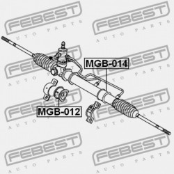 KORMÁNYRÚD ALÁTÉT. MITSUBISHI LANCER/MIRAGE CJ-CP 1995.08-2000.08 JPN MB910968