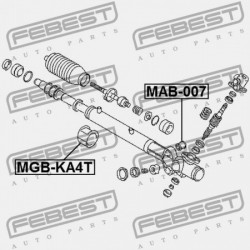 KORMÁNYRÚD ALÁTÉT. MITSUBISHI PAJERO/MONTERO SPORT KH0 2008.07-2013.01 EUR/MMTH 4410A185