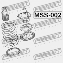 ELÜLSŐ LENGÉSCSILLAPÍTÓ TARTÓ MITSUBISHI CHARIOT GRANDIS N80,90 1997.08-2003.04 JPN MR272831