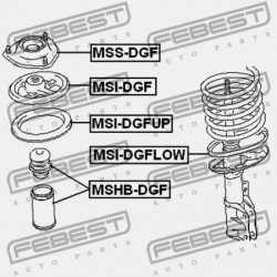 ELSŐ LENGÉSCSILLAPÍTÓ TARTÓ MITSUBISHI CARISMA DA1-6A 1995.05-2003.12 EUR/NEDCAR MR130519