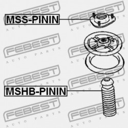 ELSŐ LENGÉSCSILLAPÍTÓ TARTÓ MITSUBISHI PAJERO/MONTERO IO H60,70 1998.11-2005.03 G.EXP MB303452