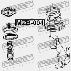 ELSŐ LENGÉSCSILLAPÍTÓ TARTÓCSAPÁGY MAZDA 323F BA 1994-1996 EU B455-34-38XB