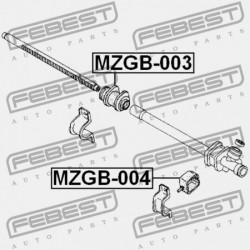 KORMÁNYRÚD ALÁTÉT. MAZDA 323F BA 1994-1996 EU B455-32-123