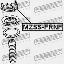 ELSŐ LENGÉSCSILLAPÍTÓ TARTÓ MAZDA BONGO FRIENDEE SG 1995-2001 JP S10H-34-380A