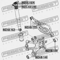 HÁTSÓ LENGÉSCSILLAPÍTÓ TARTÓ MAZDA CX-5 KE 2011-2012 EU KD45-28-910E
