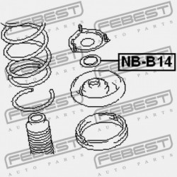 ELSŐ LENGÉSCSILLAPÍTÓ TARTÓCSAPÁGY NISSAN SUNNY B14 1994.01-1999.08 JP 54325-0M001