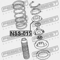 ELSŐ LENGÉSCSILLAPÍTÓ TARTÓ NISSAN TEANA J31 2006.04-2008.02 EL 54320-8H310