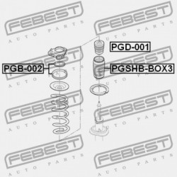 ELSŐ LENGÉSCSILLAPÍTÓ TARTÓCSAPÁGY CITROEN JUMPER III/ RELAY III 2006- 5035.47