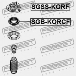 SSANG YONG NEW ACTYON (KORANDO C) ELSŐ LENGÉSCSILLAPÍTÓ TARTÓCSAPÁGY 2010-2013 4432434000