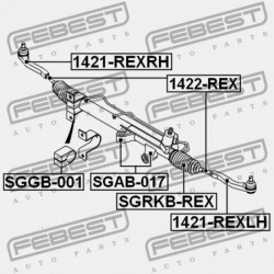 KORMÁNYRÚD ALÁTÉT. SSANG YONG REXTON 2001-2013 46511080A0