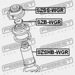 ELSŐ LENGÉSCSILLAPÍTÓ TARTÓ SUZUKI WAGON R+ RC410(E27)/RC413(E35) 2004-2008 41710-80G10