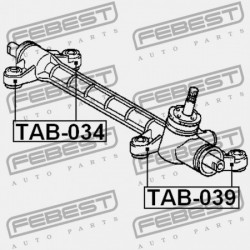 KORMÁNYRÚD PERSELYE. TOYOTA COROLLA/FIELDER CE121,NZE12,ZZE12 2000.08-2006.09 JP 44250-01020