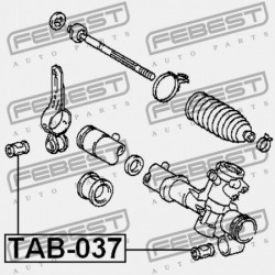 KORMÁNYRÚD PERSELYE. TOYOTA RAV4 ACA2 2000.08-2005.11 EU 45516-42020