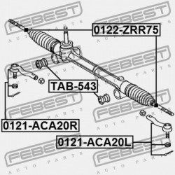 KORMÁNYRÚD PERSELY. (KÉSZLET) TOYOTA NOAH/VOXY ZRR7 2007.06-2014.01 JP 45510-28140