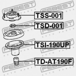 ELSŐ LENGÉSCSILLAPÍTÓ TARTÓ TOYOTA AVENSIS AT22,AZT220,CDT220,CT220,ST220,ZZT22 1997.10- 48609-05010