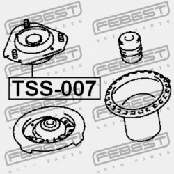 ELÜLSŐ LENGÉSCSILLAPÍTÓ TARTÓ TOYOTA CORONA AT17,ST17,CT17,ET176 1987.12-1992.11 JP 48609-20160