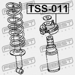 HÁTSÓ LENGÉSCSILLAPÍTÓ TARTÓ TOYOTA CORSA/TERCEL EL5,NL50 1994.09-1999.07 JP 48750-16100