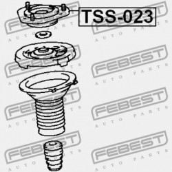 ELSŐ LENGÉSCSILLAPÍTÓ TARTÓ TOYOTA CAMRY/VISTA SV3,VZV3,CV30 1990.07-1994.06 JP 48609-32100