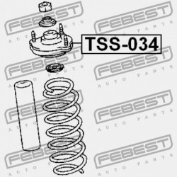 ELSŐ LENGÉSCSILLAPÍTÓ TARTÓ TOYOTA LAND CRUISER PRADO GRJ12,KDJ12,RZJ12,TRJ12,VZJ12 2002 48609-60030