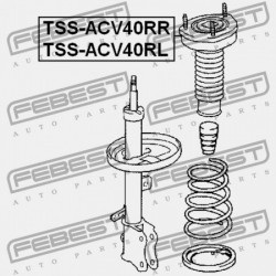 JOBB HÁTSÓ LENGÉSCSILLAPÍTÓ TARTÓ TOYOTA CAMRY (JPP) ACV40,ASV40,GSV40 2006.01-2011.08 US 48750-33080