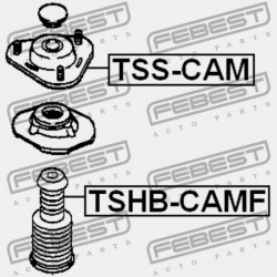 ELSŐ LENGÉSCSILLAPÍTÓTARTÓ TOYOTA CAMI J100E,J102E,J122E 1999.05-2005.12 JP 48609-87707