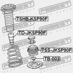 ELÜLSŐ LENGÉSCSILLAPÍTÓTARTÓ TOYOTA SIENTA NCP175,NHP170,NSP17 2015.06- JP 48609-52100