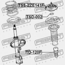 ELSŐ LENGÉSCSILLAPÍTÓTARTÓ TOYOTA PREMIO/ALLION NZT260,ZRT26 2007.05- JP 48609-02220