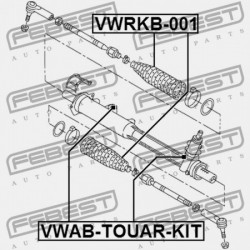 KORMÁNYRÚD PERSELY. (KÉSZLET) AUDI Q7 2007-2015 KB. 7L8422062L