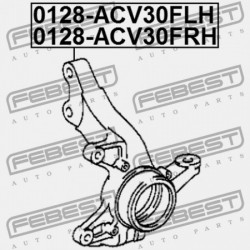 JOBB OLDALI KERESZTEZŐDÉS VISSZAVONT 43211-28120