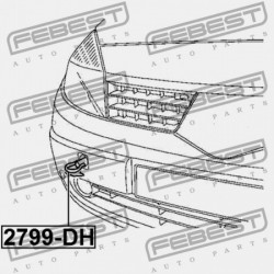 SZÁLLÍTÓHOROG VOLVO S80 2007- 9461985