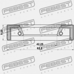 HÁTSÓ KERÉKAGY TÖMÍTÉS SUZUKI SIDEKICK SE416 1996-1998 09282-48003