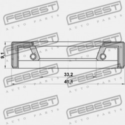 HÁTSÓ KERÉKAGY TÖMÍTÉS VISSZAVONT 90310-35001