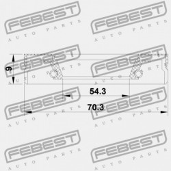 SEBESSÉGVÁLTÓ TÖMÍTÉS NISSAN QASHQAI J10E 2006.12-2013.12 EL 31375-1XF0B