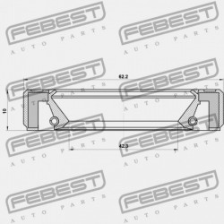 SEBESSÉGVÁLTÓ TÖMÍTÉS NISSAN PATHFINDER SPN R51M 2005.01- GL 31336-X6901