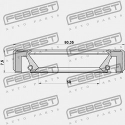 HAJTÓMŰTÖMÍTÉS AUDI A4/AVANT 2001-2008 CA 01L409399