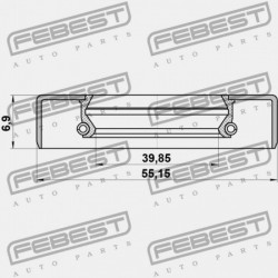 HÁTSÓ KERÉKAGY TÖMÍTÉS TOYOTA VITZ NCP1,SCP1 1999.01-2005.01 JP 90311-42055