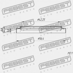 FÉLTENGELY TÖMÍTÉS MAZDA 3 BK 2003-2006 EU G003-25-742A