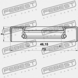 ELSŐ KERÉKAGY TÖMÍTÉS TOYOTA CRESTA GX90,JZX9,LX90,SX90 1992.10-1996.09 JP 90311-48013
