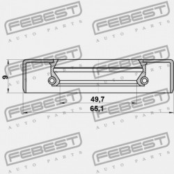 HÁTSÓ KERÉKAGY TÖMÍTÉS TOYOTA CALDINA AT191,CT19,ET196,ST19 1992.11-2002.06 JP 90311-52059